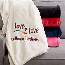 Love Is Love Personalized Fleece Blankets - 20122