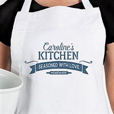 Kitchen Floral Apron Gift for Mother's Day - Personalized Mom Aprons Gifts  w/Pockets w/Name for Mother Men for Grilling Cooking BBQ Baking Customized