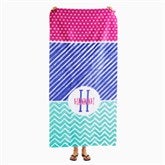 Personalized Beach Towels - Colorful Name - 20147