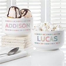 Personalized Cereal Bowl Oversized Ice Cream Bowl Treat 