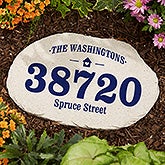 Home Address Personalized Garden Stone - 20170
