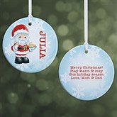 Personalized Precious Moments Santa Christmas Ornament - 20188