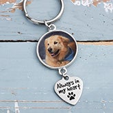 Personalized Pet Memorial Keychain - Always In My Heart - 20238D