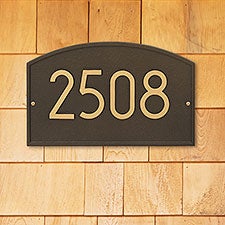Personalized Address Plaque - Legacy - 20260D