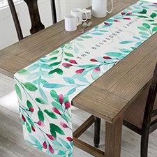 Spring Floral Personalized Table Runner - 20267