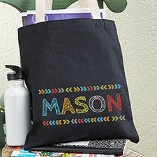 Personalized Tote Bag For Boys - Stencil Name - 20272