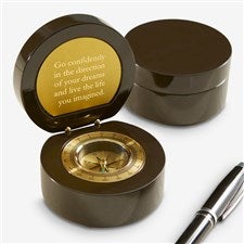 Personalized Compass - Custom Engraved Message - 20325