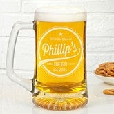 Personalized Beer Mugs For Groomsmen - Beer Label - 20401