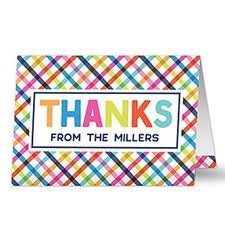 Personalized Thank You Greeting Cards - Thanks - 20425