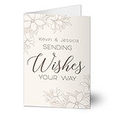 Personalized Greeting Card - Sweet Wedding Wishes - 20437