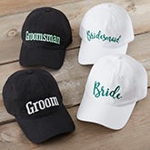 Personalized Wedding Baseball Caps - 20446