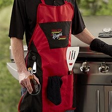 Personalized Grill Apron Set - Flippin' Awesome - 20461