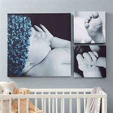 Square Canvas Photo Prints - Baby Photo Memories - 20472