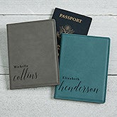 Personalized Passport Covers - Stylish Name - 20485