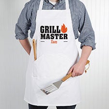 Personalized Father  Son Matching Grill Aprons  Potholders - 20488