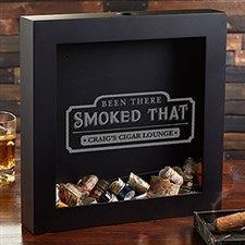 Personalized Cigar Label Shadow Box - Been There Smoked That - 20491
