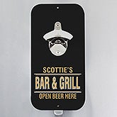 Personalized Magnetic Bottle Opener - Open Beer Here - 20495