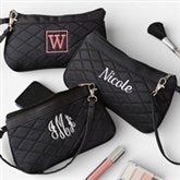 Personalized Embroidered Quilted Wristlet - 20548