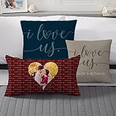 Personalized Throw Pillows - I Love Us - 20563