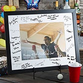 Personalized Signature Photo Frame - Birthday Wishes - 20583