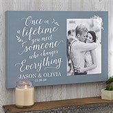 Wedding Photo Canvas Prints - Once In A Lifetime - 20624