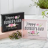 Happy Mother's Day Personalized Colored Keepsake - 20636