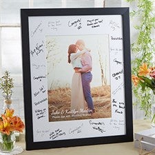 Personalized Wedding Guest Book Signature Frame - 20646