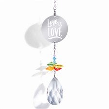 Love Is Love Personalized Rainbow Suncatcher - 20724