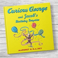Curious George & the Birthday Surprise Personalized Kids Book - 20736D