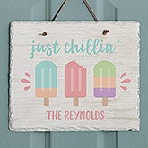 Personalized Slate Plaque - Summer Popsicle - 20751