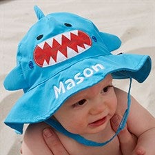 Custom Embroidered Baby Sun Hat - Shark - 20753