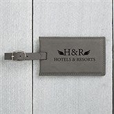Personalized Business Logo Charcoal Bag Tags - 20854