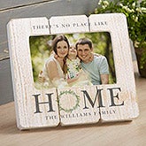 Home Wreath Personalized Family Shiplap Frame - 20876