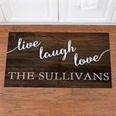 Personalized Kitchen Mats - Live, Laugh, Love - 20894