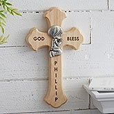 Personalized Wall Cross For Boys - 20899