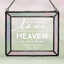 Heaven In Our Home Personalized Suncatcher - 20983