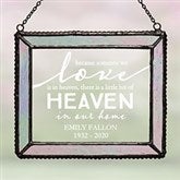 Heaven In Our Home Personalized Suncatcher - 20983