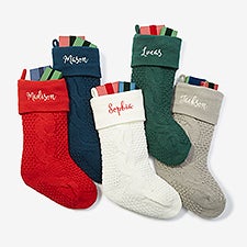 Cozy Cable Knit Personalized Christmas Stocking - 21010 Cozy Cable Knit Personalized Christmas Stocking - 21010