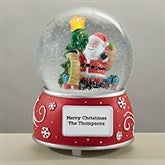 Santa Claus Personalized Musical & Light Up Snow Globe - 21014