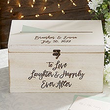 Infinite Love Personalized Wedding Card Box Infinite Love Personalized Wedding Card Box