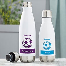 Soccer Personalized Insulated Water Bottles - 21103