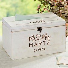 Infinite Love Personalized Wedding Card Box - 21123