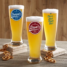 Brewing Co. Personalized Beer Pilsner Printed Glass - 21151