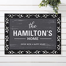 Personalized Doormats - Farmhouse Family Welcome - 21167