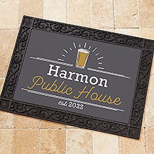 Personalized Home Bar Doormats - Public House - 21169