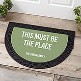 Personalized Half Round Doormats - Add Any Text - 21178