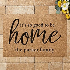 Good To Be Home Personalized Coir Doormat - 21180