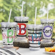 Name & Initial Personalized Insulated Tumblers - 21212