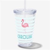 Beach Fun Personalized Acrylic Insulated Tumblers - 21213