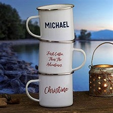 Custom Camping Mugs - Add Your Own Text - 21215